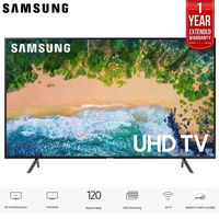 Samsung UN75NU7100 (UN75NU7100FXZA) 75" NU7100 Smart 4K UHD TV 2018 Model with 2X 6ft High Speed HDMI Cable + Universal Screen Cleaner for LED TVs