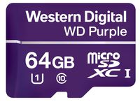 Western Digital WDD064G1P0A WD Purple 64GB Surveillance microSD Card