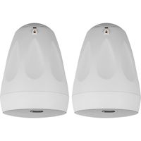 Dayton Audio WP65BTW 6-1/2" IP66 Indoor/Outdoor Pendant Speaker Pair 70V/100V 8 Ohm White