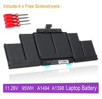 VUOHOEG A1494 Laptop Battery Replacement for MacBook Pro 15 inch Retina A1398 (Late 2013 & Mid 2014);fit Retina ME293 ME294