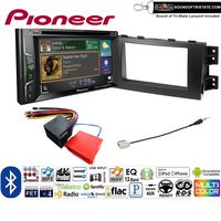 Sound of Tri-State Pioneer AVH-501EX Double Din Radio Install Kit with DVD/CD Player Bluetooth Fits 2009-2011 Kia Borrego Lanyard
