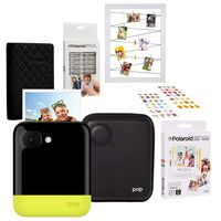 Polaroid POP 2.0 2 in 1 Instant Print Digital Camera (Yellow) Starter Bundle with Eva Case