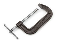 TEKTON 5-Inch Malleable Iron C-Clamp, 5-Inch Jaw Opening, 2-3/8-Inch Throat Depth | 4022