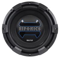 Hifonics BRX12D4 Brutus 12 Inch Subwoofer, Dual 4 Ohms, 900W Max Power, 450W RMS, Multi Layer Voice Coil, Blue Illuminated Rim, Hard Hitting Car Audio Speaker (1 Speaker)