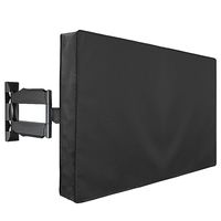 Outdoor TV Cover, Weatherproof Universal Protector for 55" - 58" LCD, LED, Plasma Television Screens. Dust-Proof with Bottom Seal and Soft Liner - Compatible with Standard Mounts and Stands