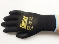 Diesel Small/ 6 Pair Black Safety Gloves Latex Coated Grip Cut Resistant