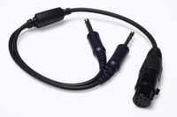 Wirenest Airbus XLR to GA Twin Plug Headset Adapter