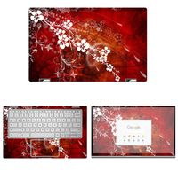 Decalrus - Protective Decal Floral Skin Sticker for Asus ChromeBook Flip C434 / C434TA (14" Screen) case Cover wrap ASchrmbk14_C434ta-100