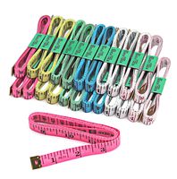 Blisstime Tailor Sewing Flexible Ruler Tape Measure 60"150cm 6 Colors Pack of 12 (24PCS, Mix)
