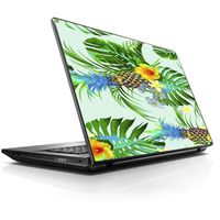 15 15.6 inch Laptop Notebook Skin vinyl Sticker Cover Decal Fits 13.3" 14" 15.6" 16" HP Lenovo Apple Mac Dell Compaq Asus Acer tropical floral pattern pineapple palm trees