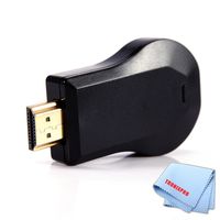 Wireless 1080P HD Media Content Receiver for All LCD, LED and Plasma TVs. Stream from Any Smartphone Tablet or Laptop + Tronixpro Microfiber Cloth