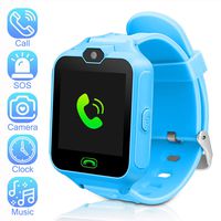 DUIWOIM Kids Smartwatch Phone Watch Mini Digital Camera with 1.44 Touch Screen Music Player Alarm Clock Calendar Calculator Birthday Gift for Boys and Girls（Blue）