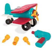 Battat - Take-Apart Airplane - Colorful Take-Apart Toy Airplane for Kids Aged 3 and Up (25pc)