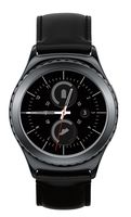 Samsung Gear S2 SM-R735T Stainless Steel Leather Black Smartwatch for T-Mobile (Renewed)