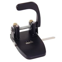 Officemate Heavy Duty 2 Hole Punch with Lever Handle, 40 Sheet Capacity, Black (90072)