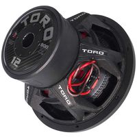 Toro Tech - Fierce 12, 12 Inch 800 Watts RMS - 1600 Watts MAX - Dual 4 Ohm 2.5 Inch Voice Coil, 12" Car Audio Subwoofer for Cars, Trucks, Jeeps, Boats, Off Road with Hard Hitting Bass