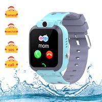 Waterproof Kids Smart Watch GPS Tracker - Boys Girls Smartwatches with SOS Camera Alarm Call Camera Alarm 1.44'' Touch Screen SOS Electronic Toy Birthday