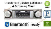Bluetooth Enabled 1968 Chevelle USA-630 II High Power 300 watt AM FM Car Stereo/Radio