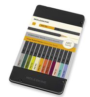 Moleskine Urban Nomad Colored Watercolor Pencil Set, 12 Color Set