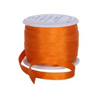 Threadart 100% Pure Silk Ribbon - 4mm Orange - No. 705-3 Sizes - 50 Colors