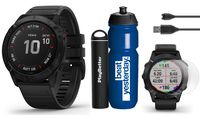 Garmin Fenix 6 Pro (Black with Black Band) Premium Gift Set Bundle | Includes Garmin Water Bottle, HD Screen Protectors & PlayBetter Charger | 2019 | PulseOx, PacePro, Maps, Spotify & Music