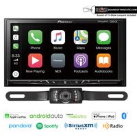 Sound of Tri-State Pioneer DMH-1500NEX Digital Multimedia Receiver w/License Plate Backup Camera and Lanyard Bundle
