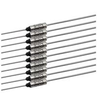 TOTOT 10pcs SF119E-121 Degree Metal Thermal Cutoffs Thermal Fuse 10A 250V for Motor Transformer Electric Industrial Home Appliance
