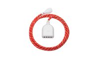 360 Electrical 360620 Habitat4.8 Braided w/ 4.8A 4-Port USB extension cord, 6 ft, Sunset Blaze