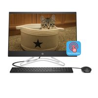 Latest HP 23.8" FHD 1080p IPS Micro Edge Touchscreen All-in-One Desktop, 8th Gen Intel Core i5-8400T Up to 3.3 GHz, 8GB RAM 256G PCIe M2 SSD + 1TB Hard Drive WiFi Bluetooth DVDRW USB 3.1 Win 10 Black