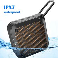 Portable Bluetooth Speaker IPX7 Waterproof Shower Speaker Wireless Outdoor Small Speakers with Mic 8-Hour Playtime AUX TF Card Supported for Shower Bath Pool Beach Kayaking Hiking Climbing