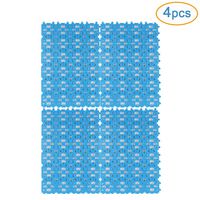 Rabbit Cage Mat Floor Plastic Mats Feet Pads for Pet Cats Dogs Bunny Hamster Rat Chinchilla Guinea Pig (4 Pack)