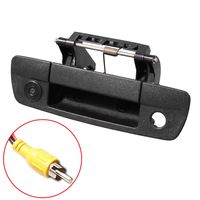 EWAY Tailgate Handle Backup Rear View Camera for Dodge Ram 1500 (2009-2015) / 2500 3500 (2010-2015) Reverse Waterproof Reversing Night Vision Color Backing Cameras Black(Removable Guideline)