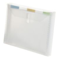 Lion Design-R-Line 4-Pocket Travel Poly Ex panding File, Clear, 1 File (93700-CR)
