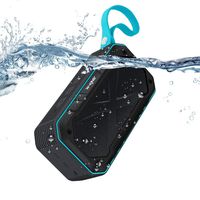 Waterproof Bluetooth Speaker,ELEGIANT IPX7 Waterproof Shockproof Portable Wireless Speakers With Built-in Mic,HD Sound and Bass,12 Hours Play Time,TF Card and FM Radio for Outdoors Beach Bike Party