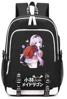YOYOSHome Anime Miss Kobayashi's Dragon Maid Cosplay Tohru Laptop Bag Backpack School Bag with USB Charging Port