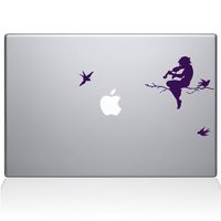 The Decal Guru Moonlight Melodies MacBook Decal Vinyl Sticker - 15" MacBook Pro (2015 & Older) - Lavender (0065-MAC-15P-LAV)