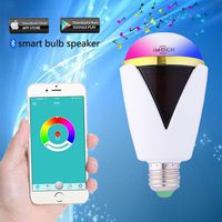 Imoch Bluetooth Smart bulb/speaker bulb - Smartphone Controlled Dimmable Multicolored Color Changing Lights - Works with iPhone, iPad, Android Phone and Tablet(FBA) (6)