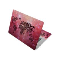 World Map Laptop Stickers 17 Inch Vinyl Notebook Skin 15.6 Inch 15 Inch Decals 12 Inch 14 Inch Computer Sticker Cover for Mac Air 13.3/Asus/HP/Lenovo,17 Inch,Laptop Skin 1