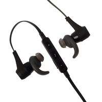 Bluetooth Headphones - Wireless Headphones - Best Sports Earphones - Sweatproof Wireless Bluetooth Sports in Ear Earbuds for Gym - 10 Hour Battery (Black)
