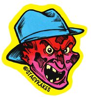 Horror Nightmare Decal - for Cars, Laptops, and More! - Use Inside or Outside - Sicks to Any Flat Smooth Surface