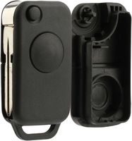 KeylessOption Keyless Entry Remote Car Flip Key Fob Uncut Blade Shell Case Button Repair Fix