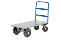 Little Giant NBH-3660-PH 12-Gauge Steel Heavy-Duty Platform Truck with Phenolic Wheels, 5000 lbs Capacity, 60" Length x 36" Width