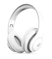 NCredible1 Bluetooth Wireless Headphones, Hi-Fi Stereo Tuned by Nick Cannon, Portable Foldable Headset, Adjustable Padded Headband, Soft Ear Cushions, Built-in Mic, Ear Cup Controls (White)