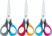 Maped Sensoft Fluo School Scissors with Flexible Handles, Kids, 5 Inch, Blunt Tip, Right Handed (69300)