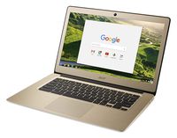 Acer 14" FHD LED Backlight Widescreen Chromebook w/ 64G SD Card | Intel Celeron N3160 Quad-Core | 4GB RAM | HDMI | 32GB eMMC SSD | Google Chrome OS | Gold