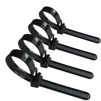 [50 Pieces] Reusable Cable Ties, Canwn Nylon Heavy Duty Zip Ties Mini Flexible Cable Tidies Slipknot Straps(Black)