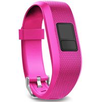 iBREK for Garmin Vivofit 3/jr/jr 2 Bands, Adjustable Replacement Wristbands with Watch Buckle for Kids Women Men(No Tracker)(Classical Pink)