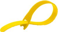 Kupo EZ-TIE Simple Cable Ties 0.78 x 7.87in (2 x 20cm) - Yellow (50 Pack) (KG085913)