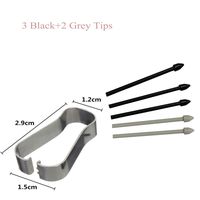 Eaglewireless Replacement Stylus S Pen Tips Nibs for Samsung Galaxy Note 10,Note 10 Plus+Tweezer (Black)