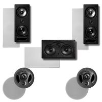 Polk Audio Surround System: Pair of 265-rt, 1 255c-rt In-wall, Pair of 90-rt